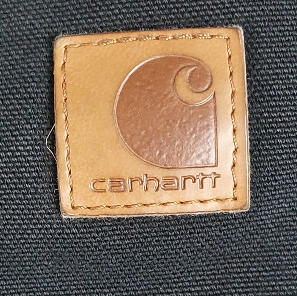 Carhartt Duck Double Knee Dungaree Mens 40x30 Black Loose Fit Pants B136 BLK